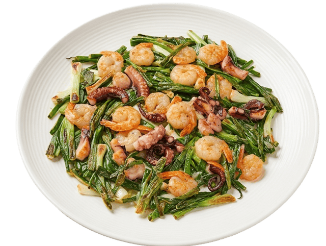 유월의 보리 술상메뉴 바싹해물파전