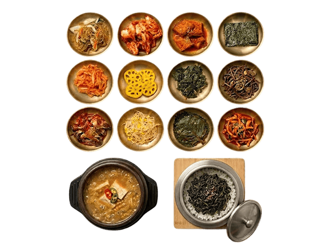 유월의 보리 밥상메뉴 곤드레솥밥 한상차림