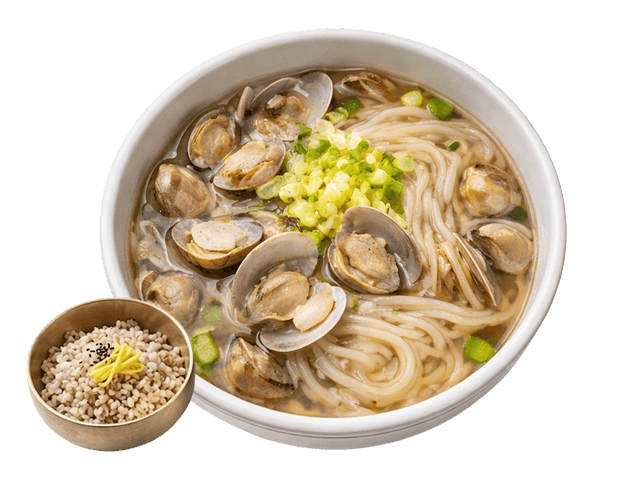 유월의 보리 밥상메뉴 바지락 칼국수&미니보리밥