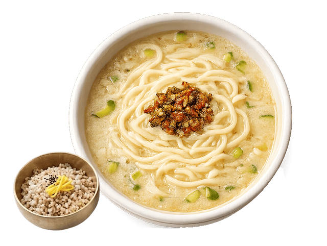 유월의 보리 밥상메뉴 사골칼국수&미니보리밥