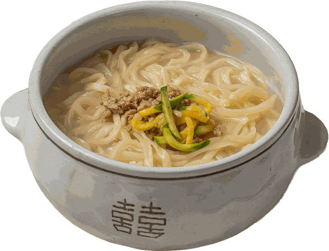 유월의 보리 사골칼국수